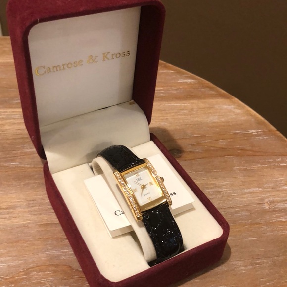 Camrose & Kross Jacqueline Kennedy Collection Classic Rectangular Case W… - Picture 1 of 16